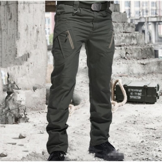 City Military Tactical Pants Herr Swat Combat Army Byxor Herr Många Fickor Vattentäta Slitstarka Casual Cargo Byxor 2020