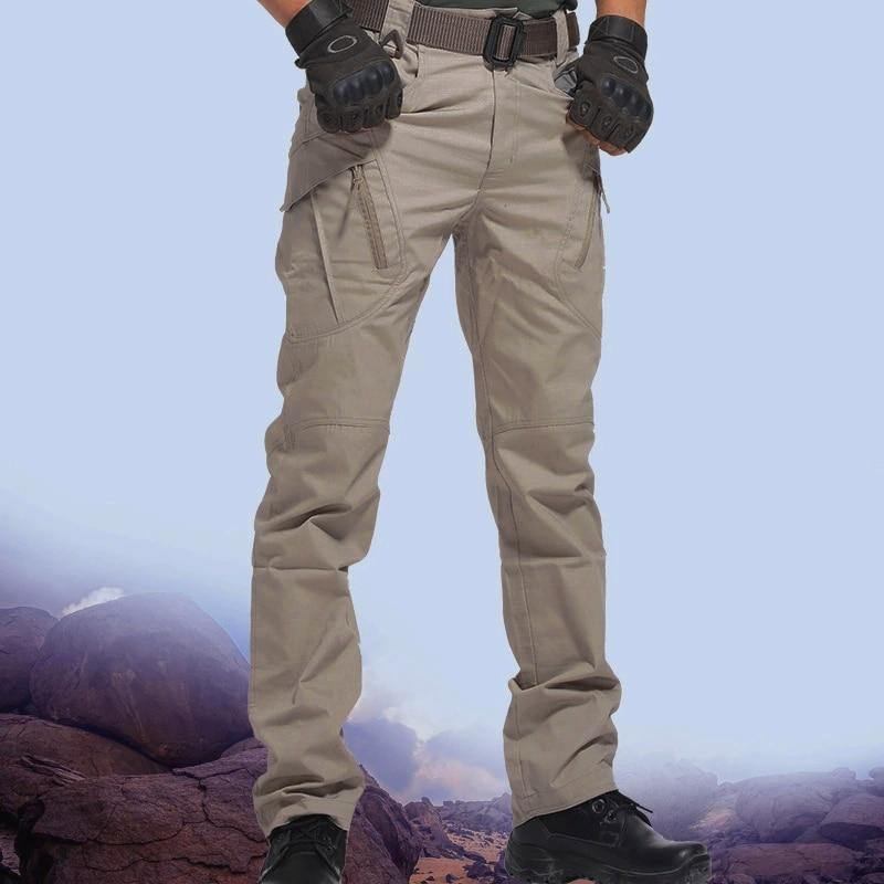 City Military Tactical Pants Herr Swat Combat Army Byxor Herr Många Fickor Vattentäta Slitstarka Casual Cargo Byxor 2020