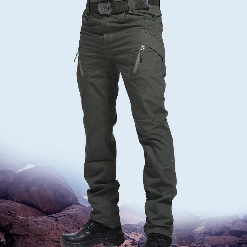 City Military Tactical Pants Herr Swat Combat Army Byxor Herr Många Fickor Vattentäta Slitstarka Casual Cargo Byxor 2020