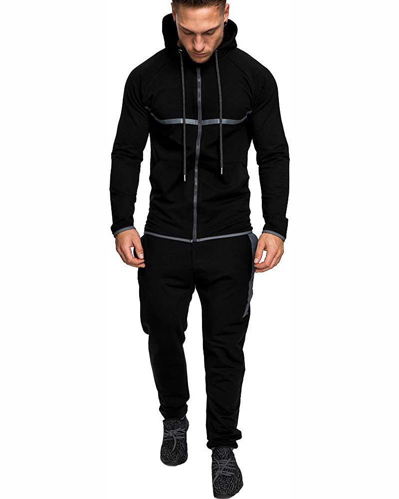 Fritid Sport Fitness Suit Herr Snowflake