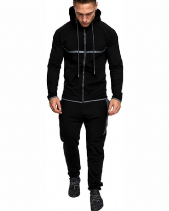 Fritid Sport Fitness Suit Herr Snowflake