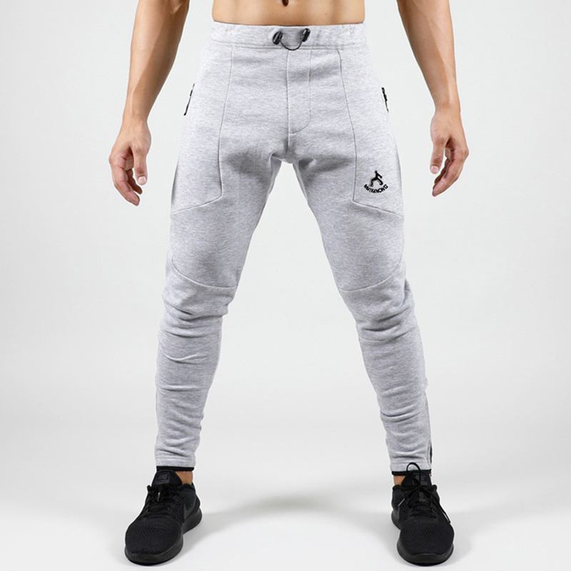 Herr Fleece Varm Sport Löpträning Casual Byxor