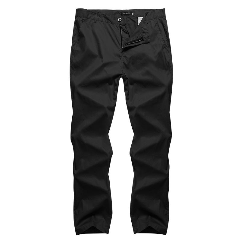 Herr Regular Fit Byxor Cargo Chino Business Casual Långbyxor Slack Plus Size