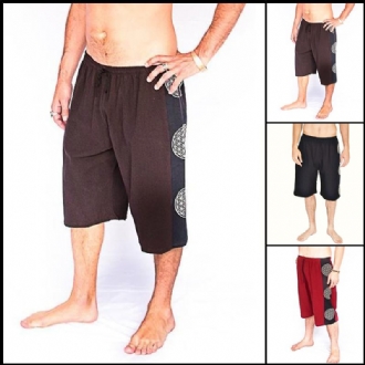 Herr Retrotryckt Beach Holiday Casual Shorts Andas Snabbtorka Half Pants