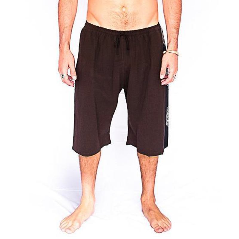 Herr Retrotryckt Beach Holiday Casual Shorts Andas Snabbtorka Half Pants