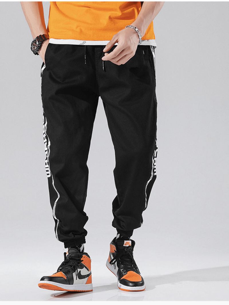 Herr Trend Loose Street Hip-hop Beam Feet Tide Sport Byxor