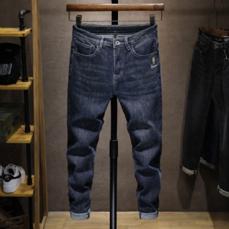 Jeans För Män Slim Fit Youth Trend All-match Style