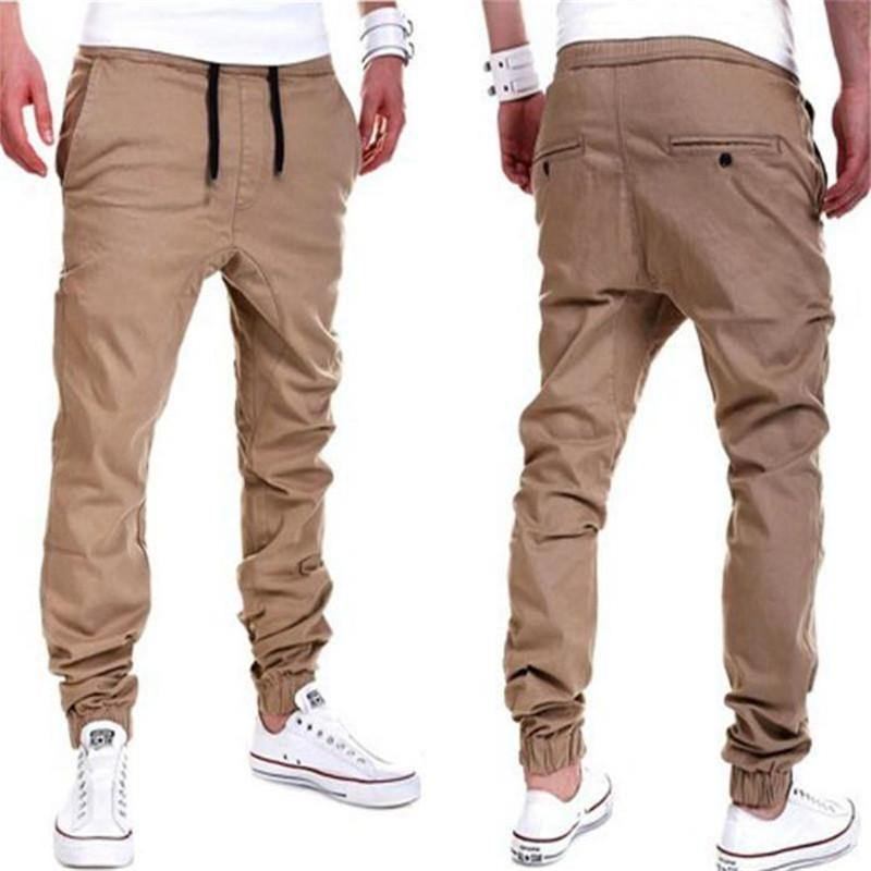 Män Harem Byxor Casual Sagging Byxor Män Drop Crotch Herr Joggingbyxor