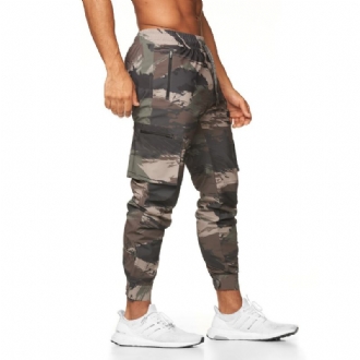 Muscle Fitness European And Ny Sports Running Snabbtorkande Camouflage Lös Sportoverall