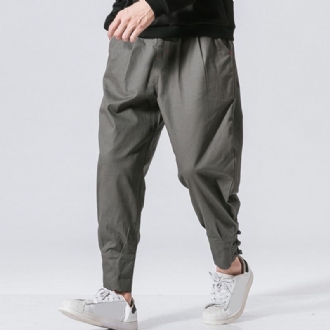 National Retro Fit Jogger Casual Byxor För Män