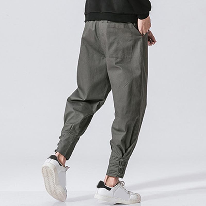 National Retro Fit Jogger Casual Byxor För Män