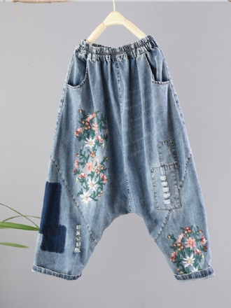 Patchwork Broderi Vintage Jeans