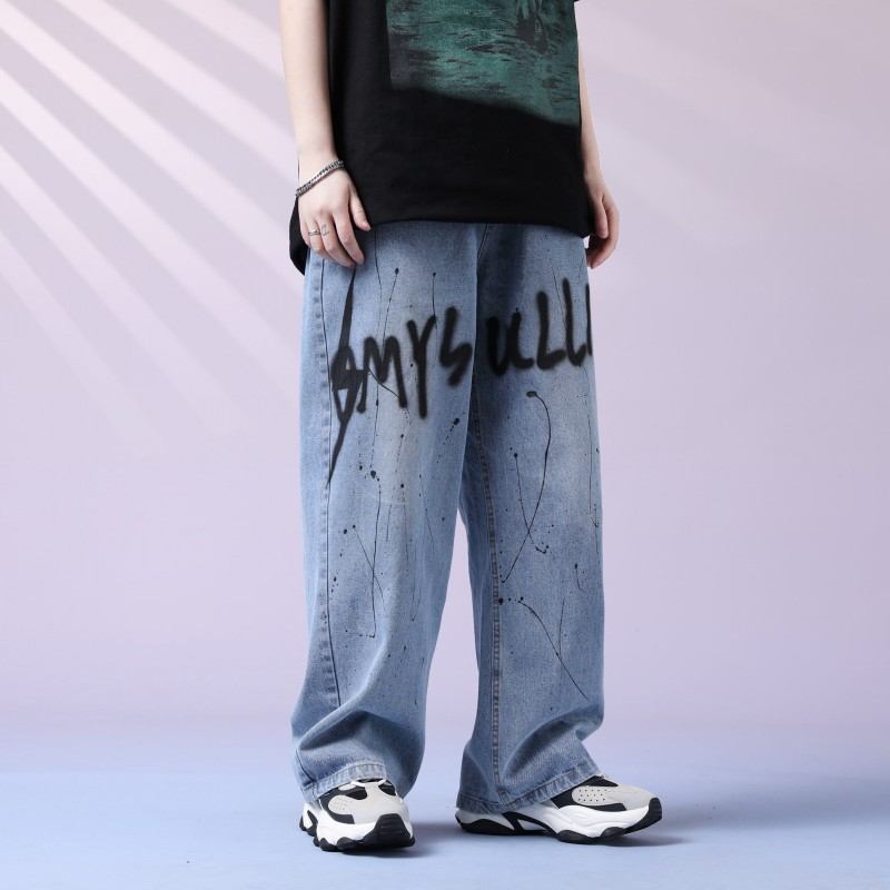 Sick Peak Vintage Bälte Font Jeans