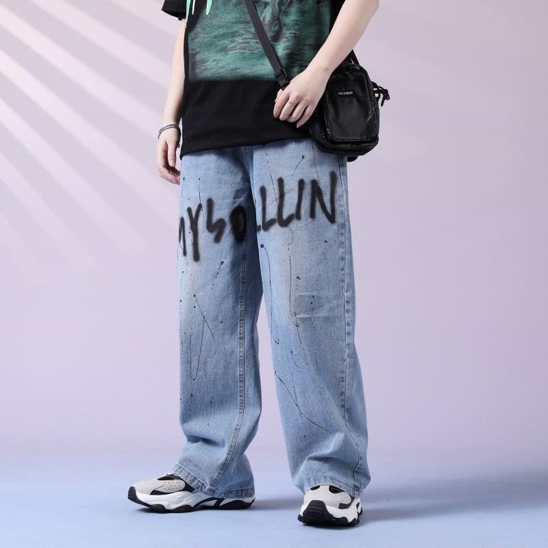 Sick Peak Vintage Bälte Font Jeans