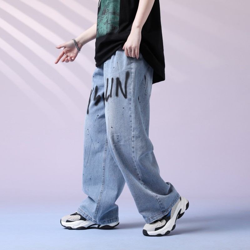 Sick Peak Vintage Bälte Font Jeans