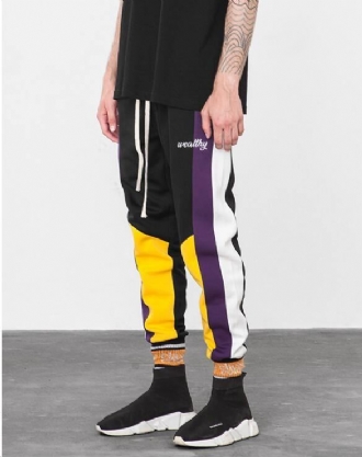 Skinny Hip Hop Mode Herr Cargo Byxor Casual Ankellång Harem Jogger Elastisk Midja Herr Casual Sweatpants