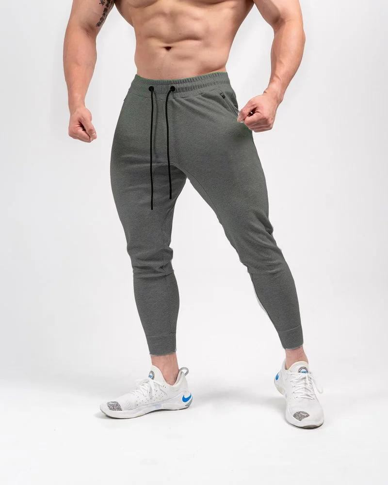 Slim-fit Enfärgade Muscle Cropped Ben Byxor