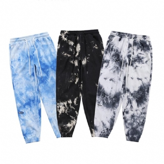 Tie-dye Ink Lössittande National Trend Casual Byxor