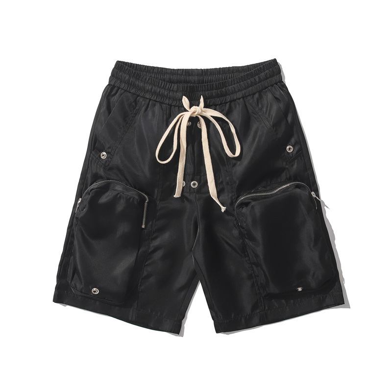 Tredimensionella Cargo Shorts Med Flera Fickor För Män Trend